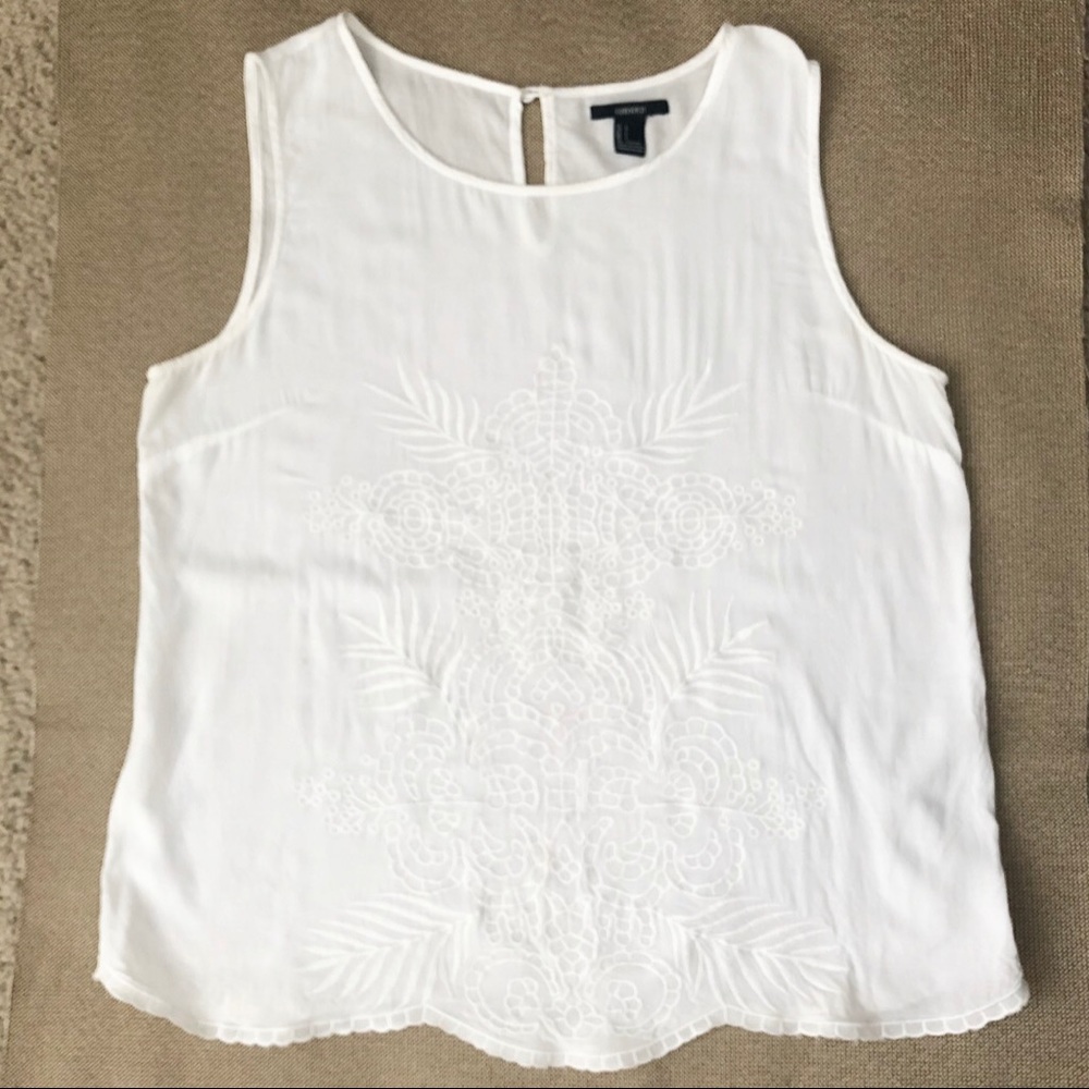 Forever 21 Embroidered Blouse